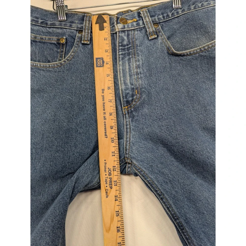 Carhartt B460 DPS‎ Mens Relaxed Fit Straight Leg Jeans Blue Medium Wash 35x30